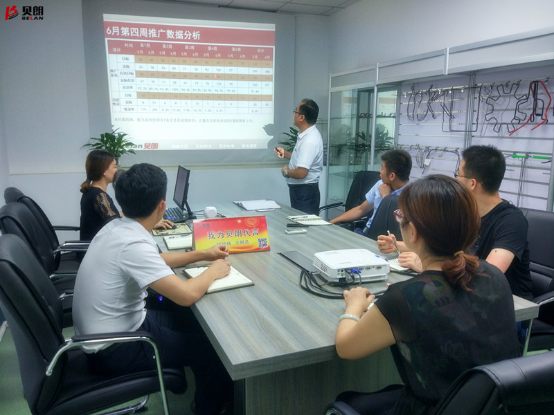 總結工作，計劃未來——貝朗鐵絲成型機員工周例會